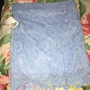 Blue mini skirt from forever 21